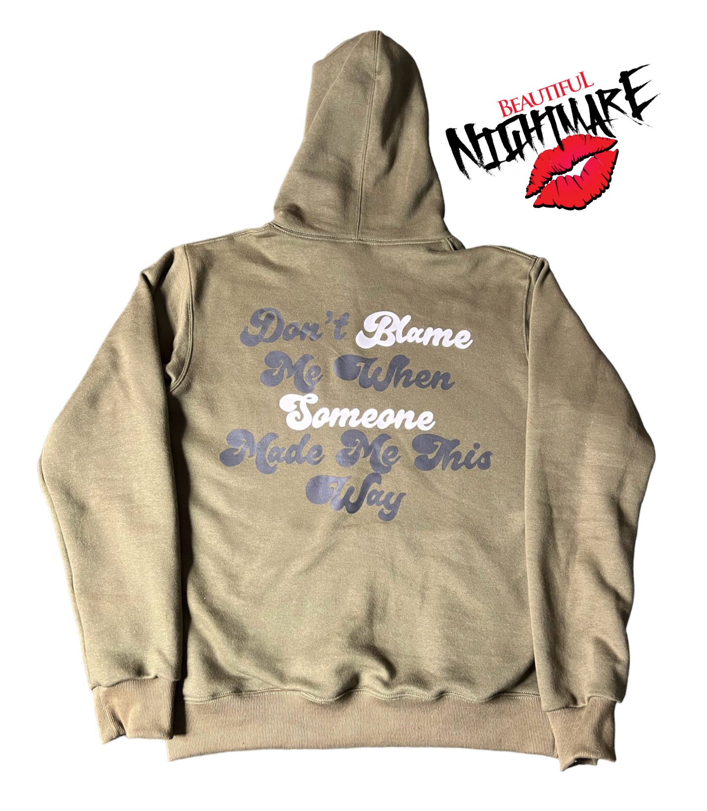 Blame Someone Sweatshirt-Olive