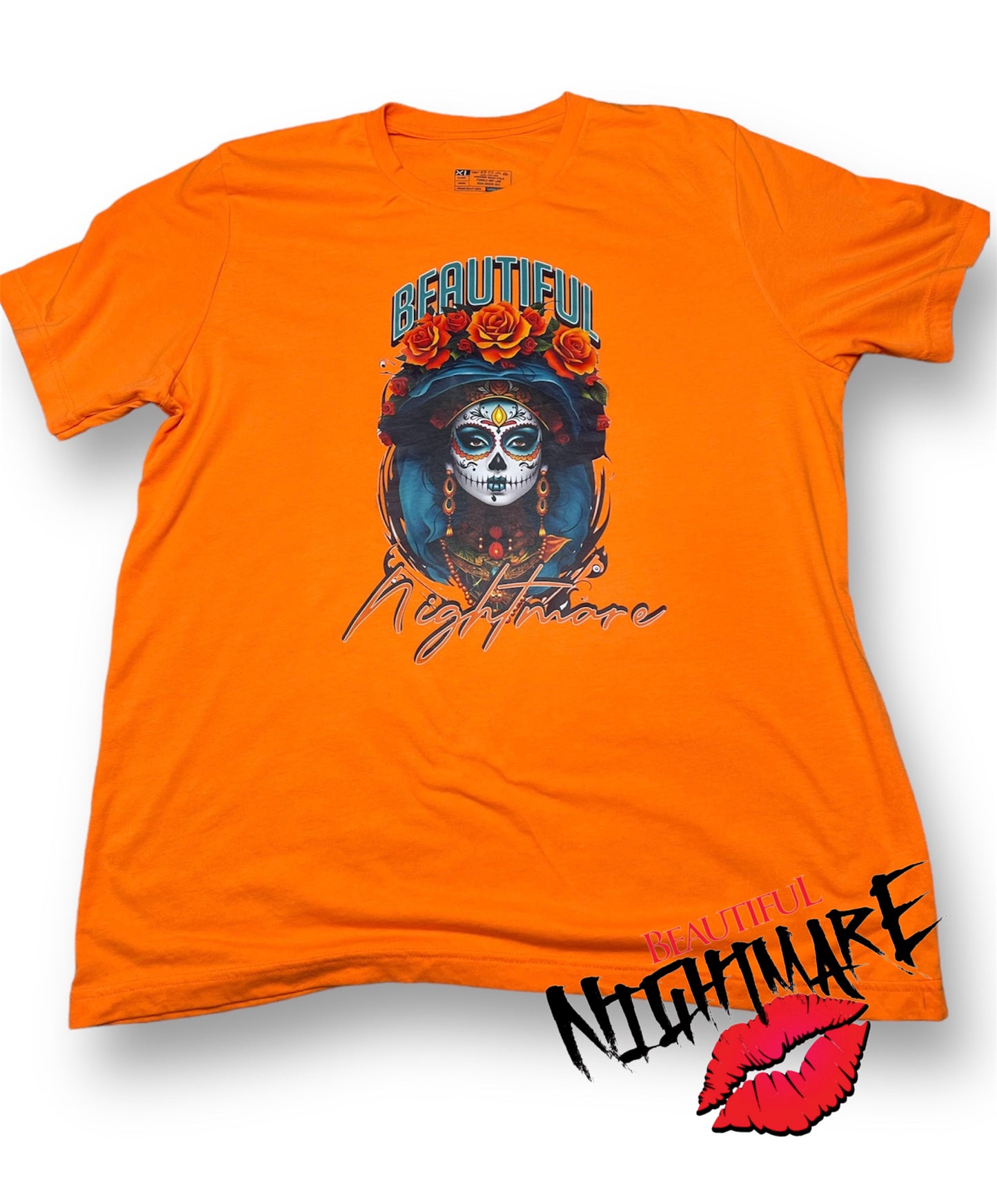 Day of the Dead (neon orange)